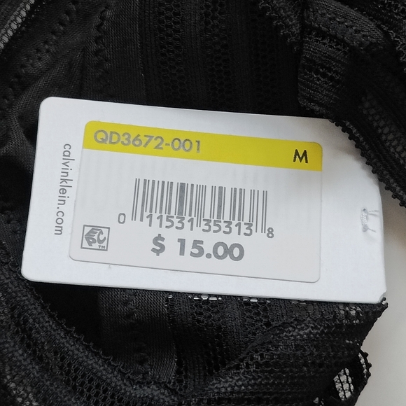 NWT CALVIN KLEIN ULTRA-SOFT MODAL HIPSTER PANTY IN CK BLACK SIZE MEDIUM - Picture 4 of 5